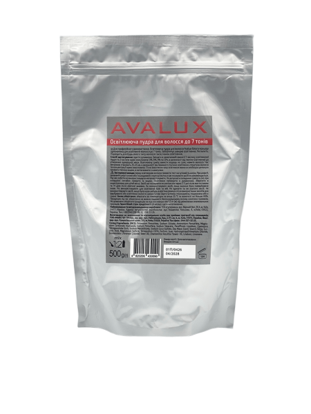 Беспылевая осветляющая пудра до 7 уровней AVALUX 